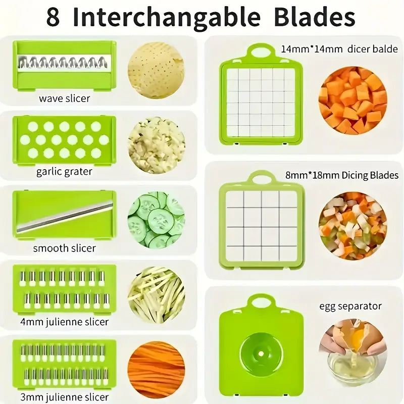 Stainless Steel Vegetable Chopper Set